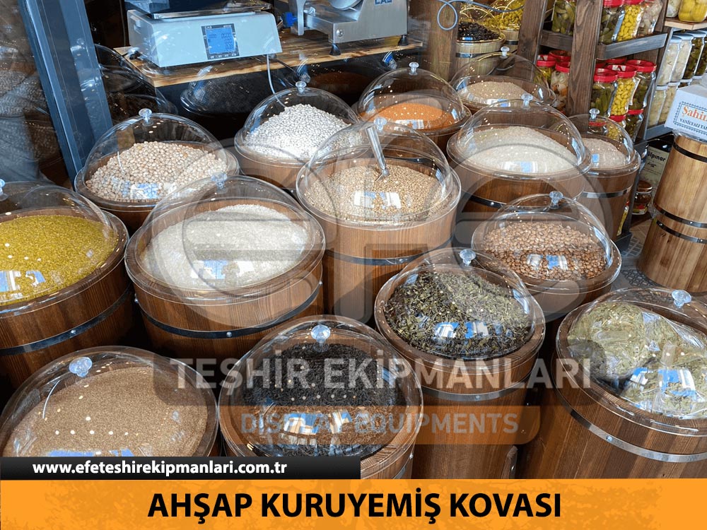 Ahşap Kuruyemiş Kovası