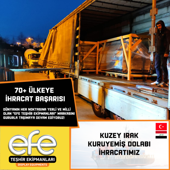 Kuzey Irak - Masif Kuruyemiş Dolabı İhracatımız