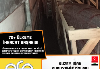 Kuzey Irak - Masif Kuruyemiş Dolabı İhracatımız