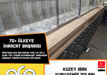 Kuzey Irak - Masif Kuruyemiş Dolabı İhracatımız
