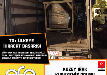 Kuzey Irak - Masif Kuruyemiş Dolabı İhracatımız