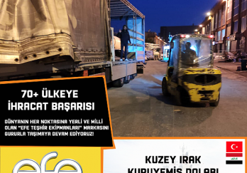 Kuzey Irak - Masif Kuruyemiş Dolabı İhracatımız