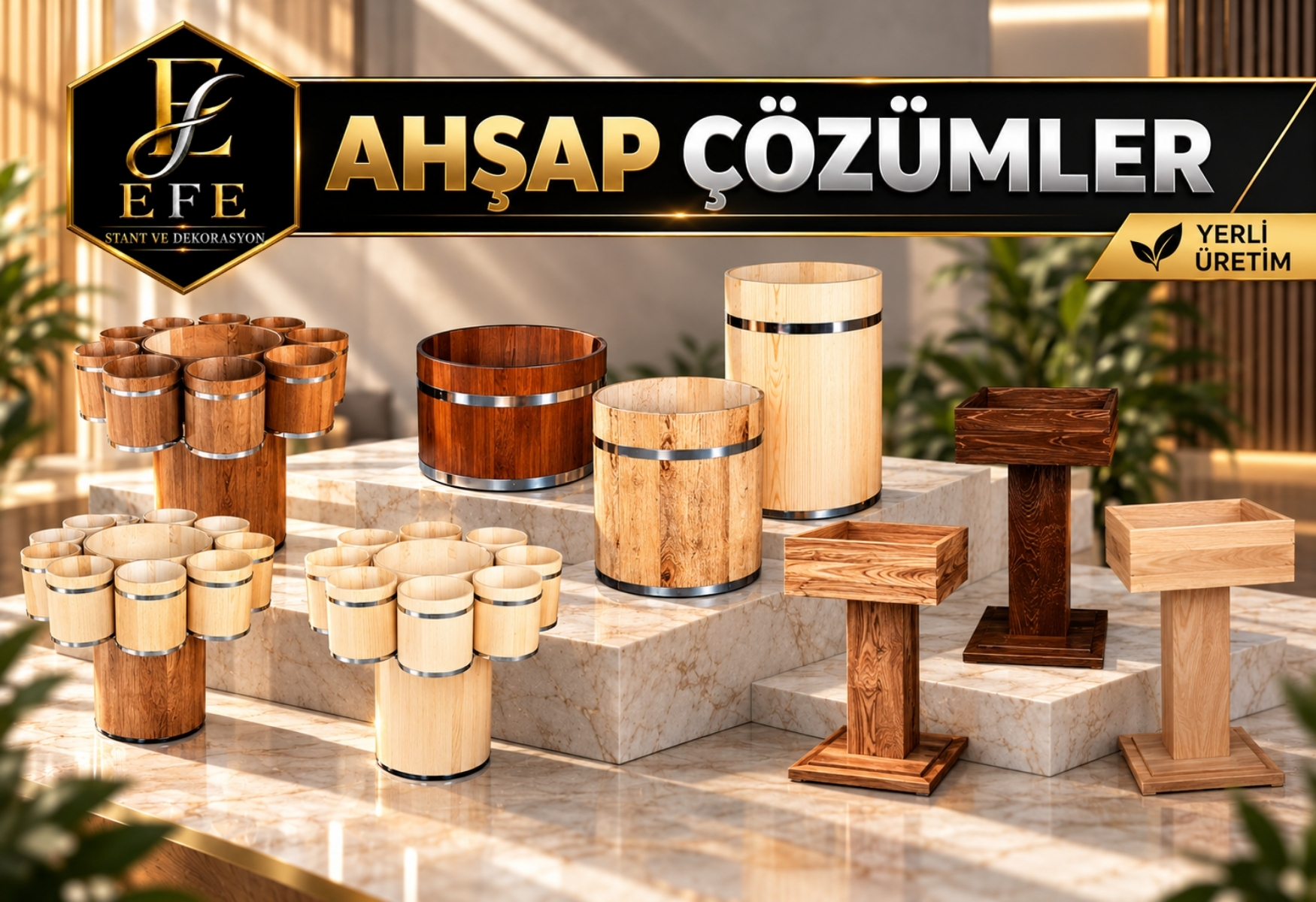 Ahşap Teşhir Ekipmanları