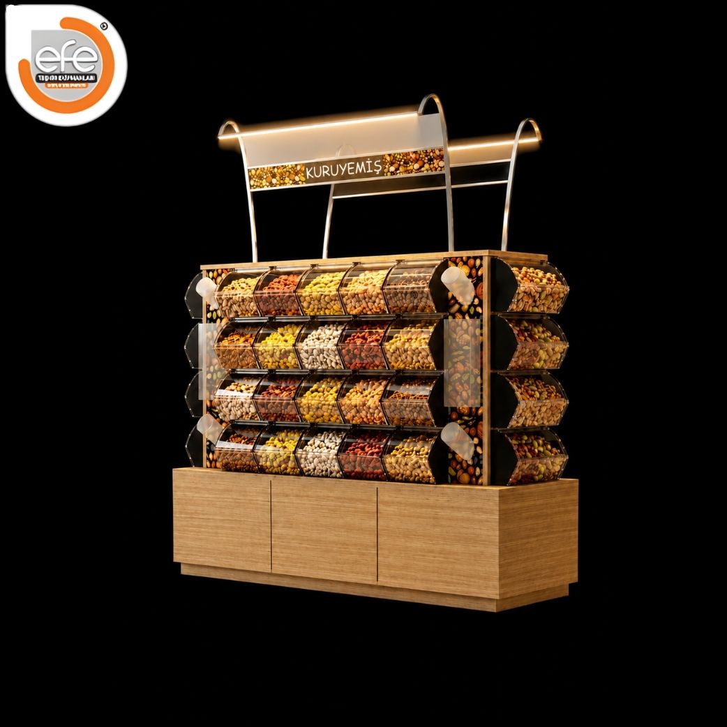 Fantastik Kutulu Ahşap Stand