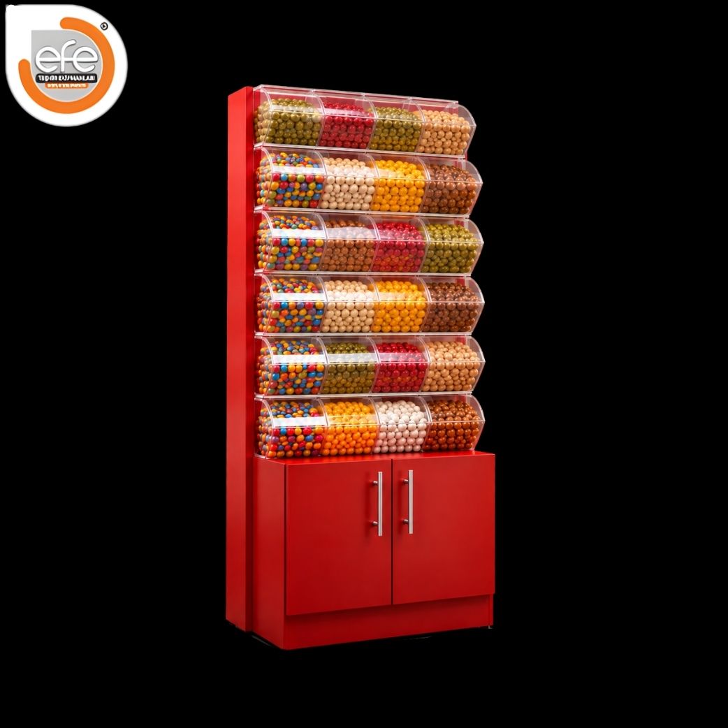 24 Gözlü Ahşap Stand