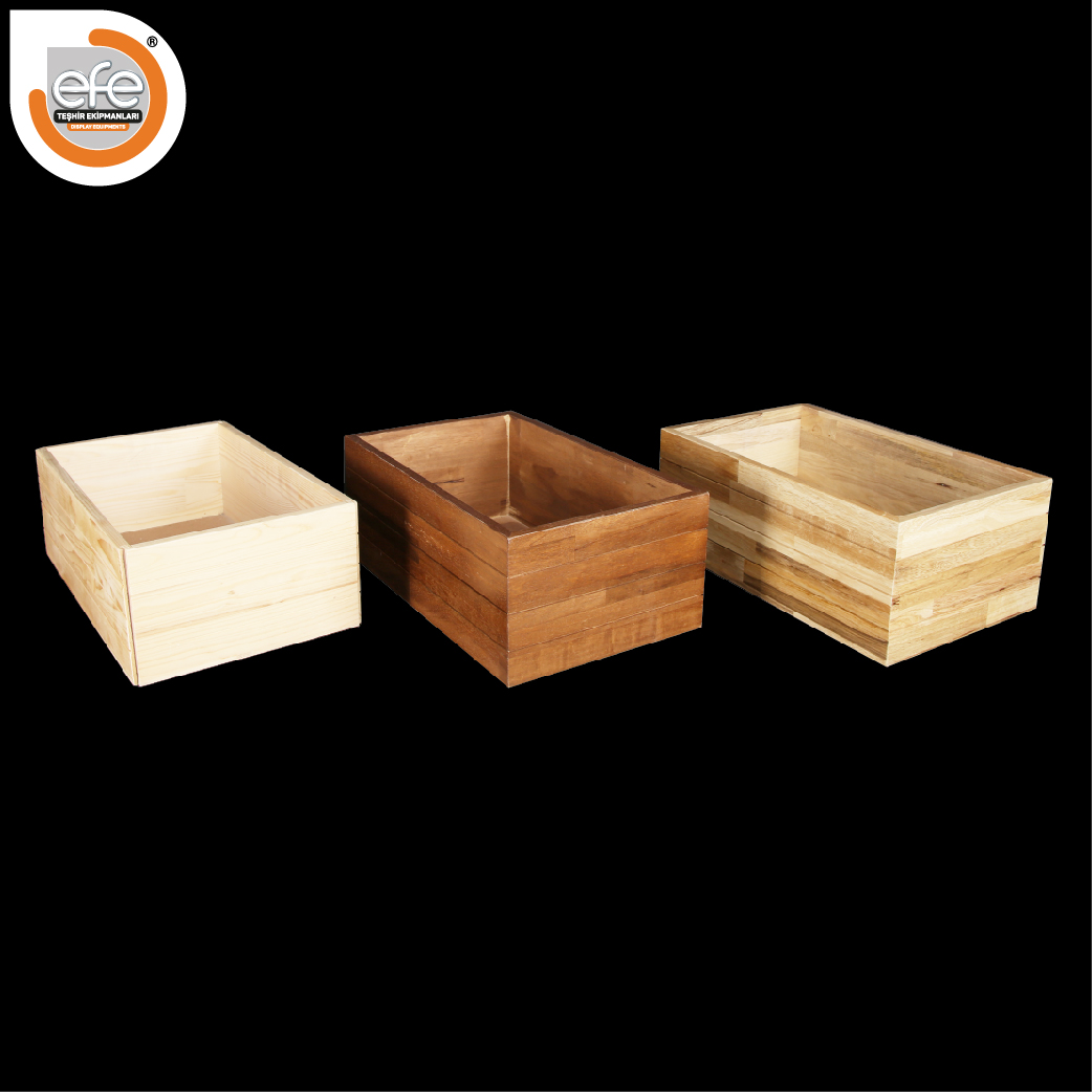 Masif Ahşap Dikdörtgen Kutu