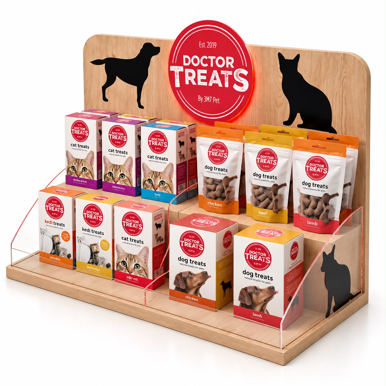 Doctor Treats Kedi Köpek Mama Stand