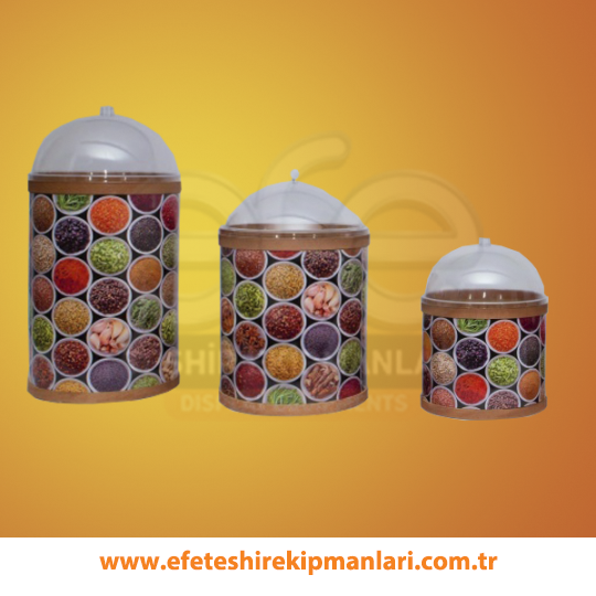 Ahşap Baharat Kovası