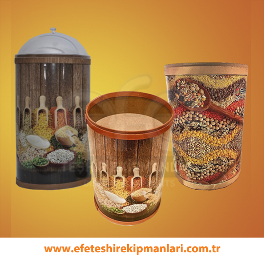 Ahşap Bakliyat Kovası