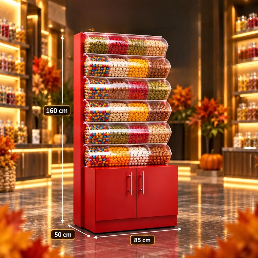 24 Gözlü Ahşap Stand