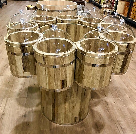 Masif Ahşap Dokuzlu Orta Havuz