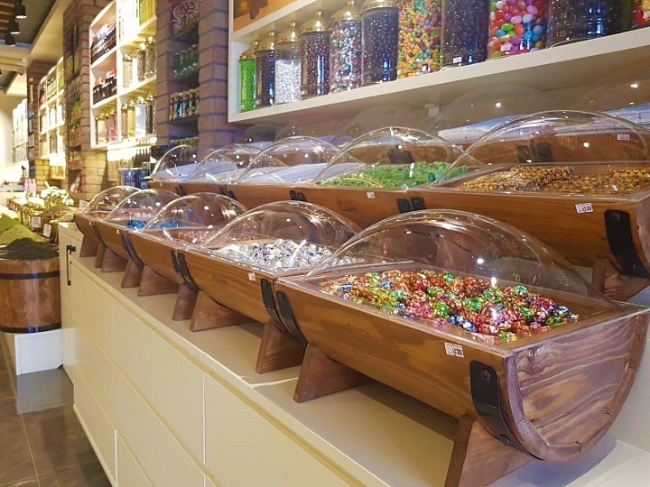 Masif Ahşap Yarı Silindirik Kutu